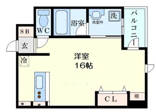 グランデージ新大阪の物件間取画像